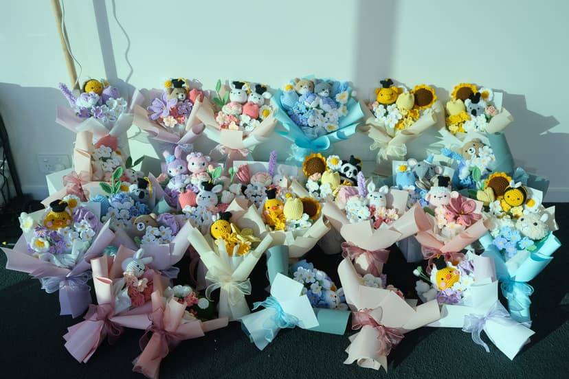 Yarn Petals Creation